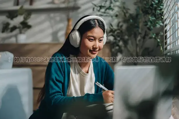 ：如何在2026年顺利通过二级建造师（二建）考试的秘籍直播讲解